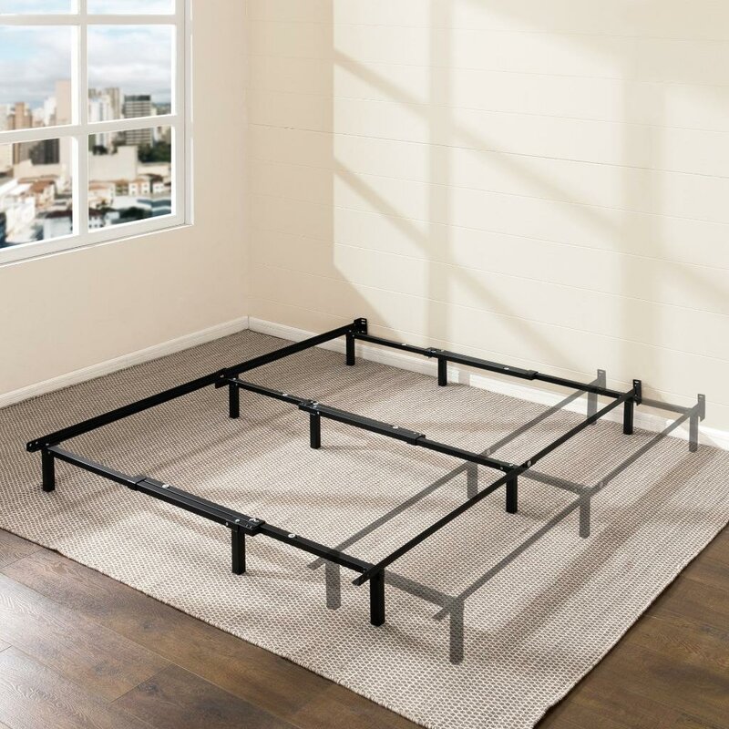 Symple Stuff Jacquelyn 7" Adjustable Metal Bed Frame & Reviews | Wayfair